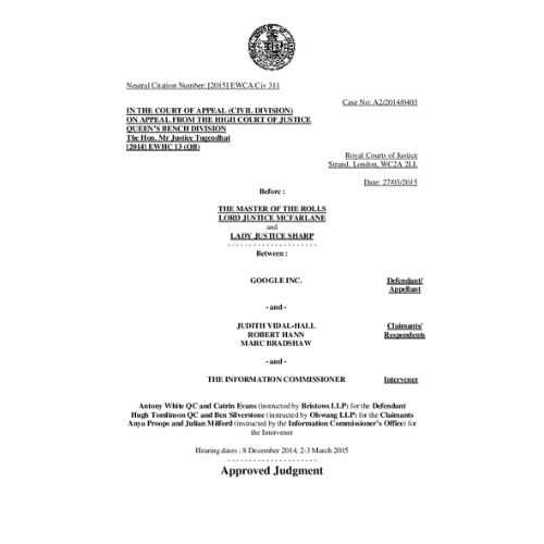 Court Judgment Legal Translation